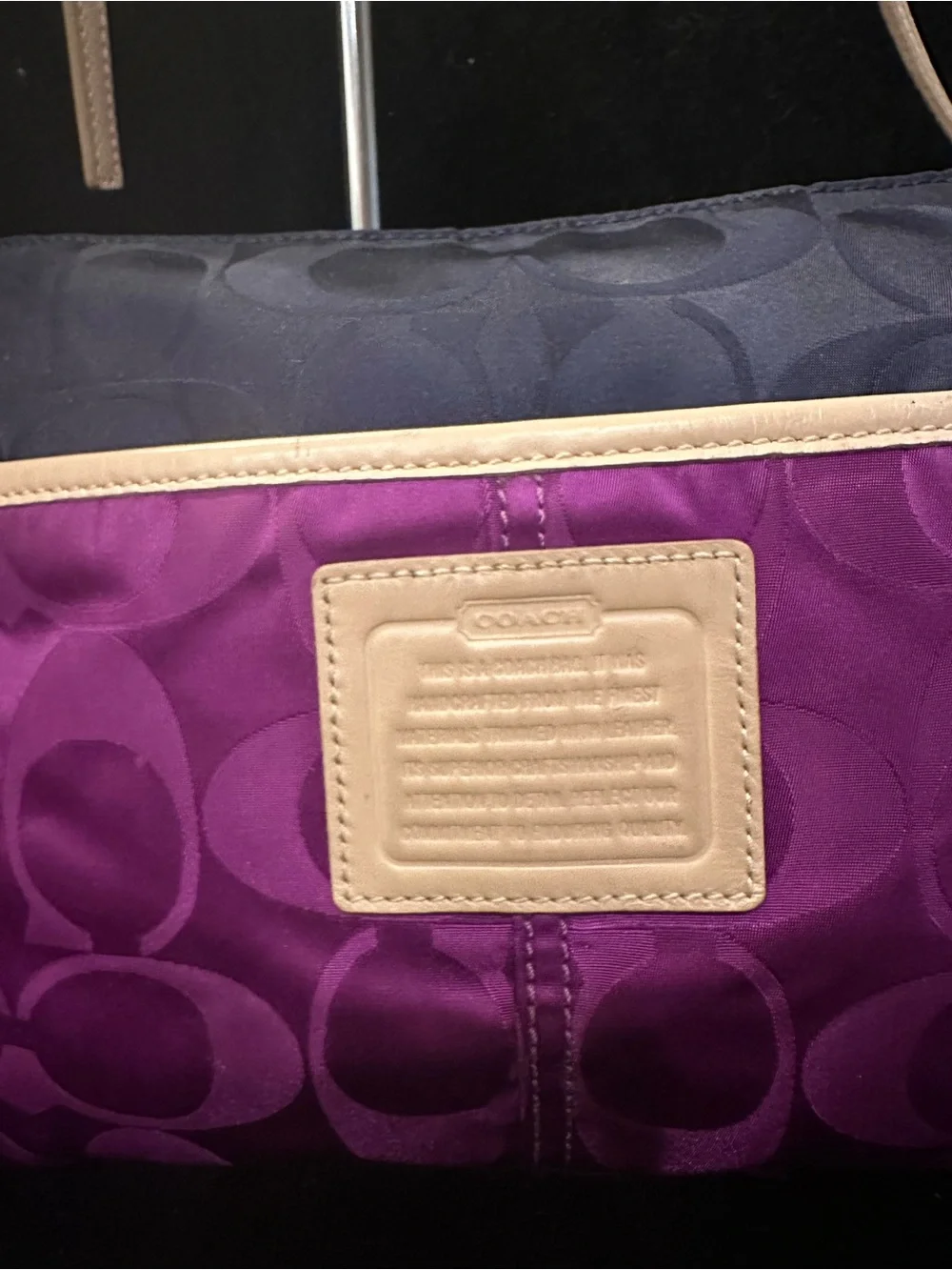 Coach #178 Legacy Weekend Colorblock Signature Nylon Hippie Crossbody